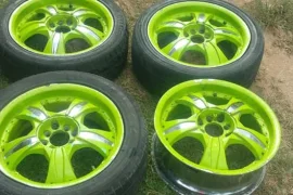 17 universal 4 rims with 3 tyres